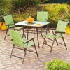 buy used Garden & Outdoor Mainstays Glenmeadow 5-Piece Folding Dining Set